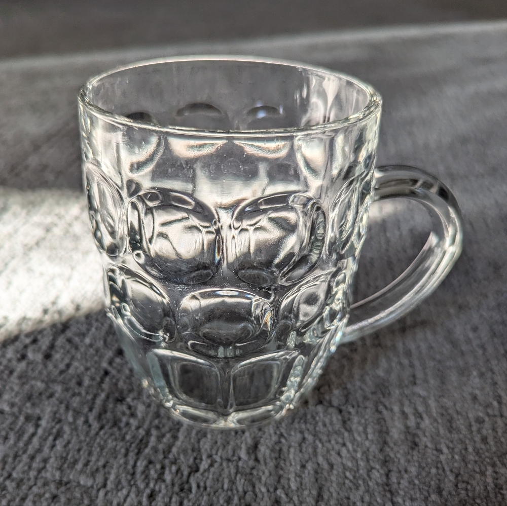 Ravenhead Glass Dimpled Glass Beer Mug